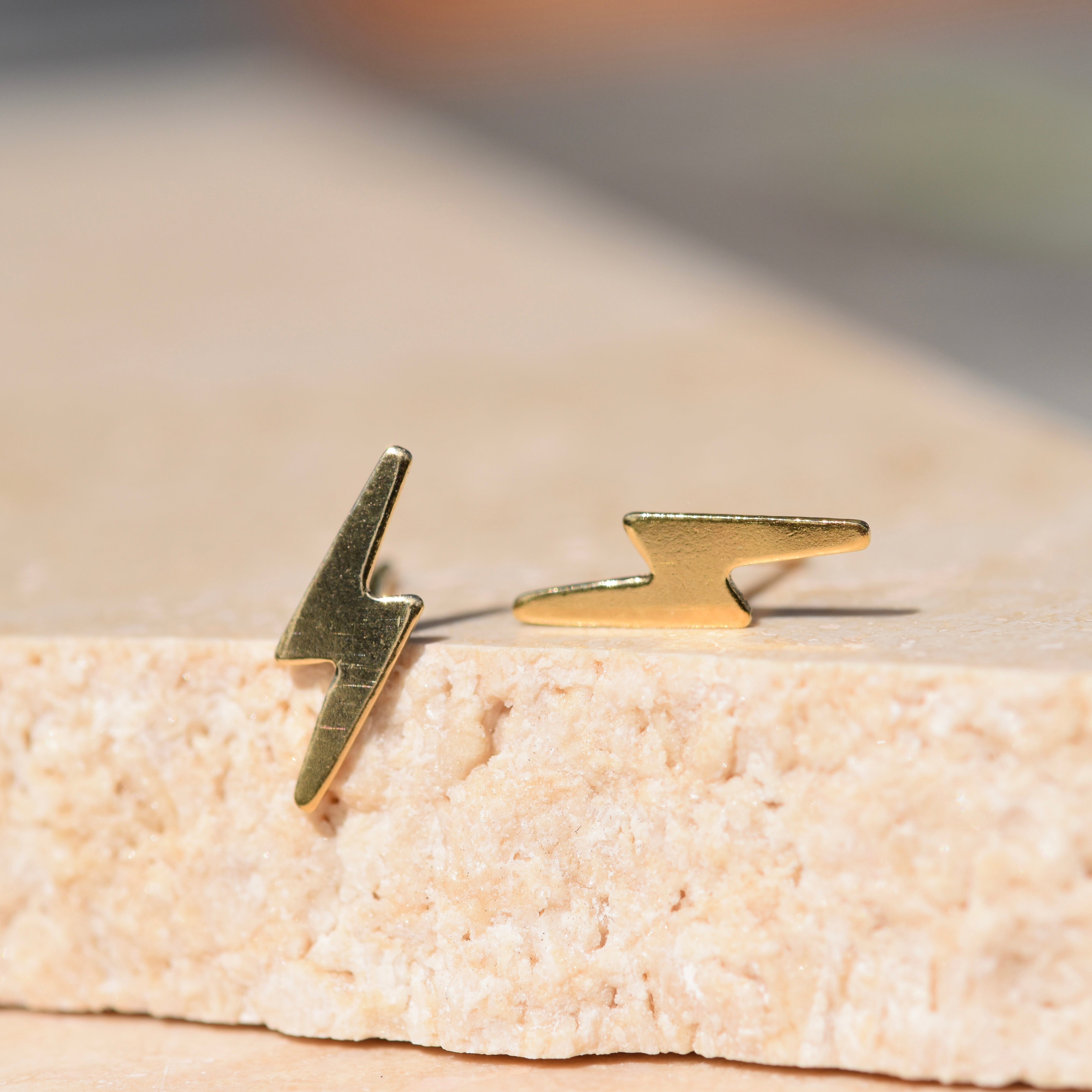 Lighting Bolt Studs
