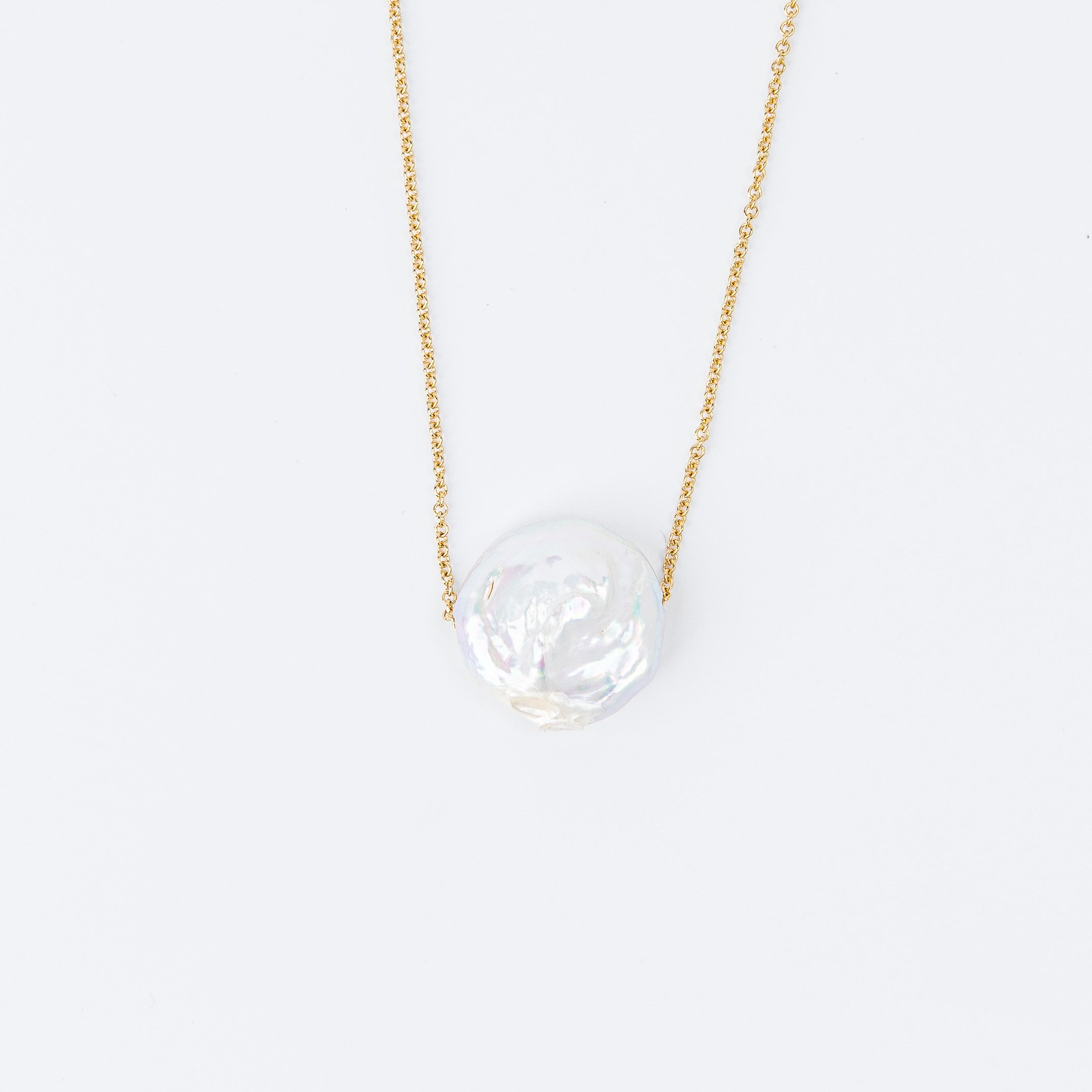 Coin Pearl Necklace