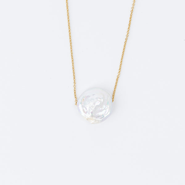 Coin Pearl Necklace