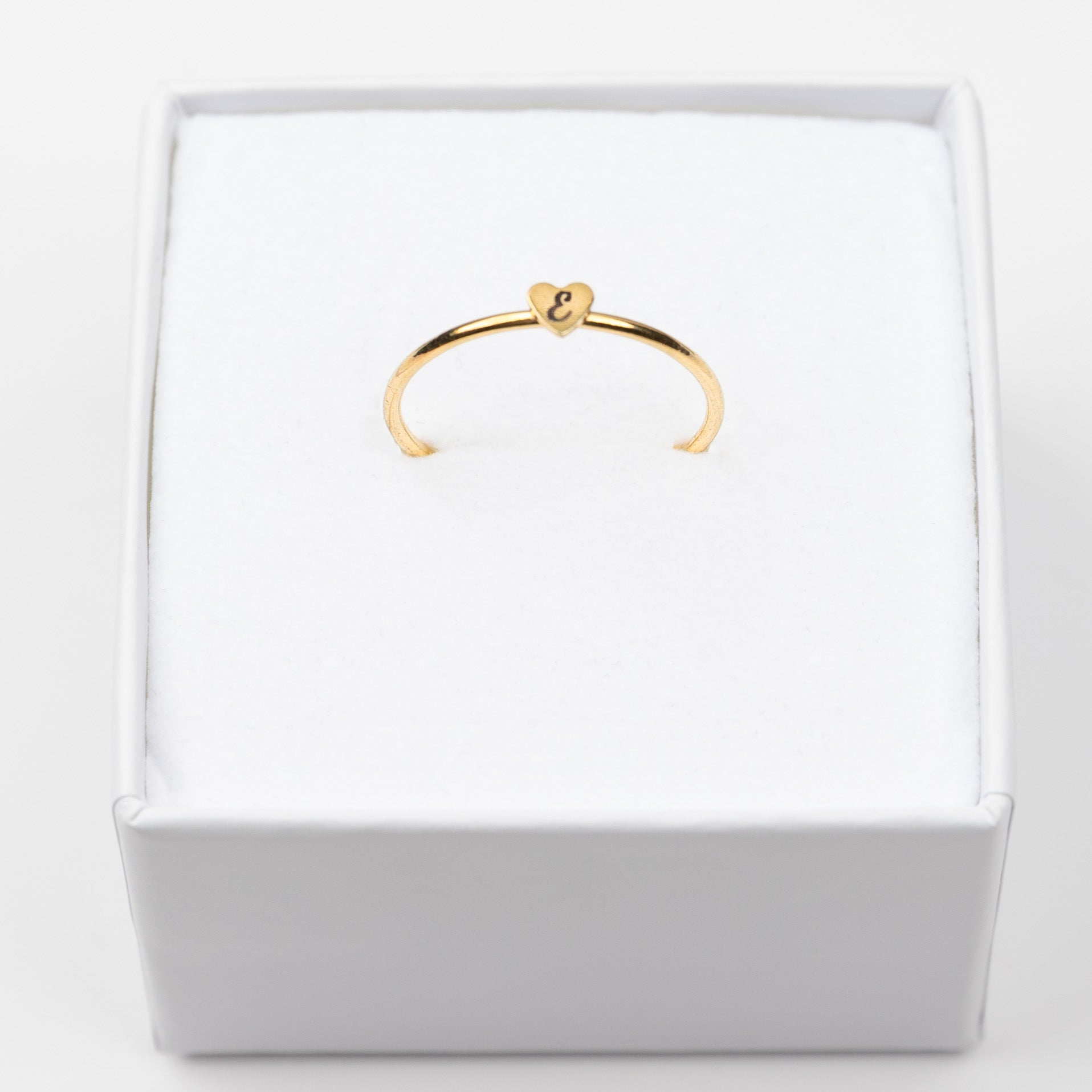 Engravable Heart Ring