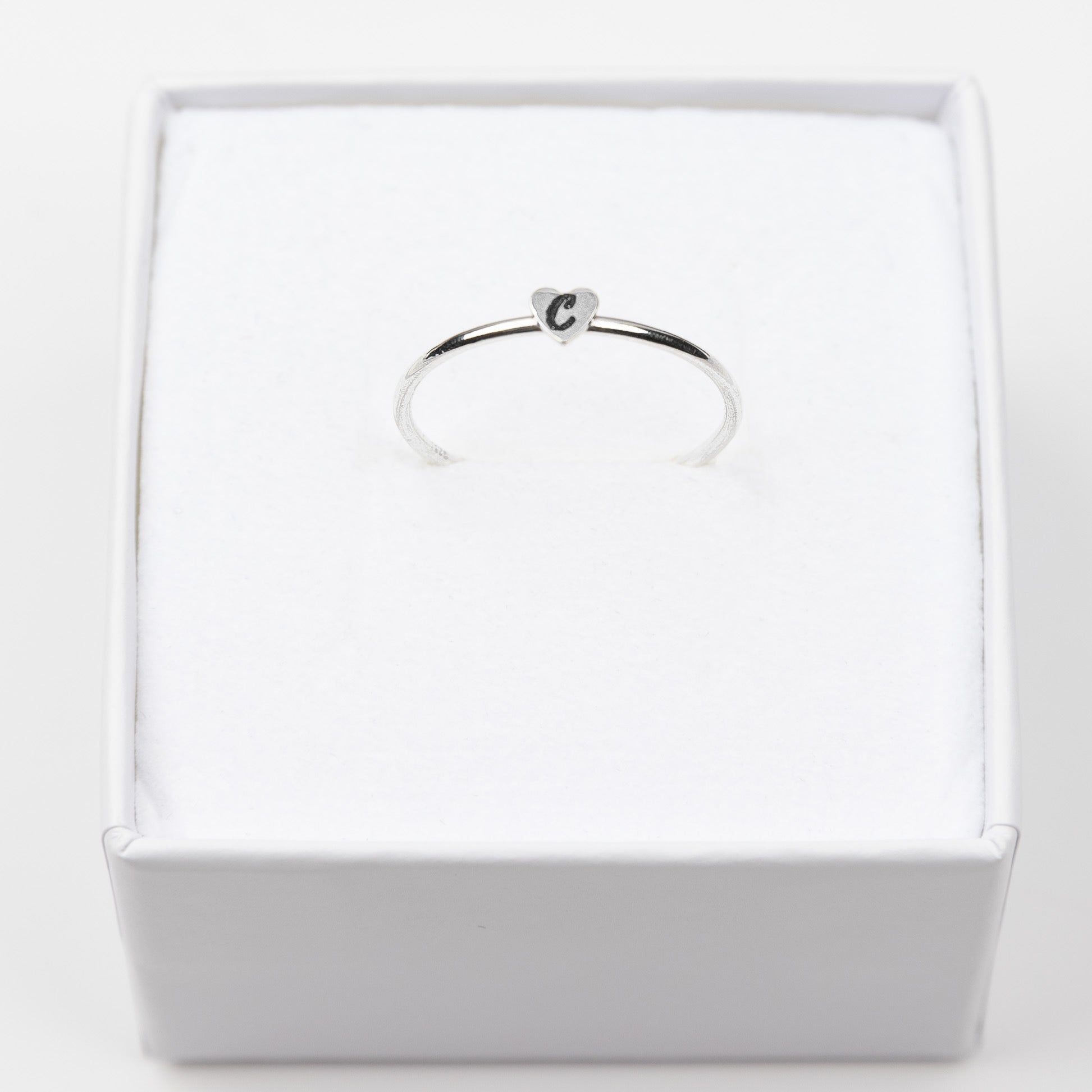 Engravable Heart Ring