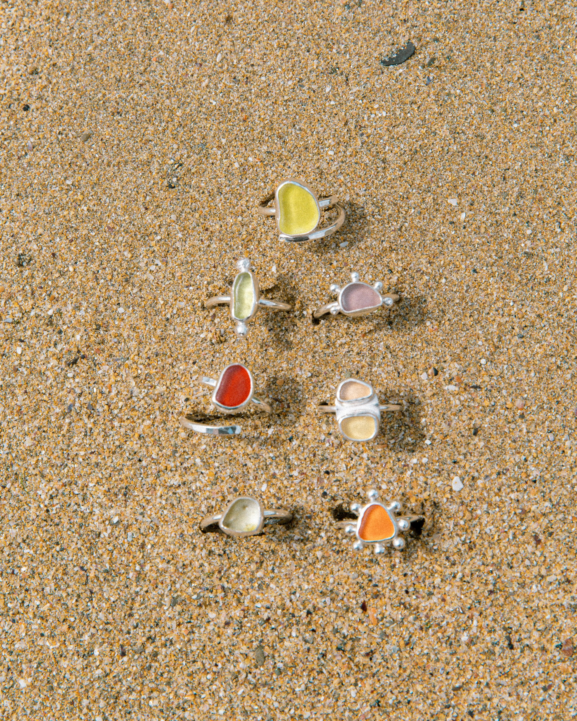 First Light sea glass jewellery collection by Broken Wave, Newquay Cornwall
