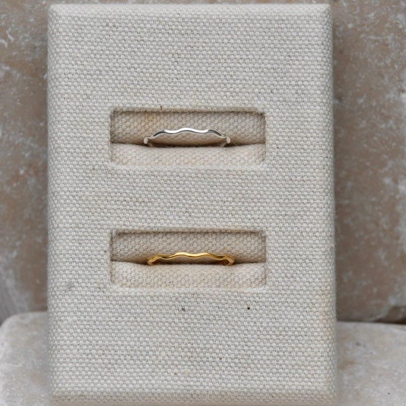 Wavy Stacker Rings